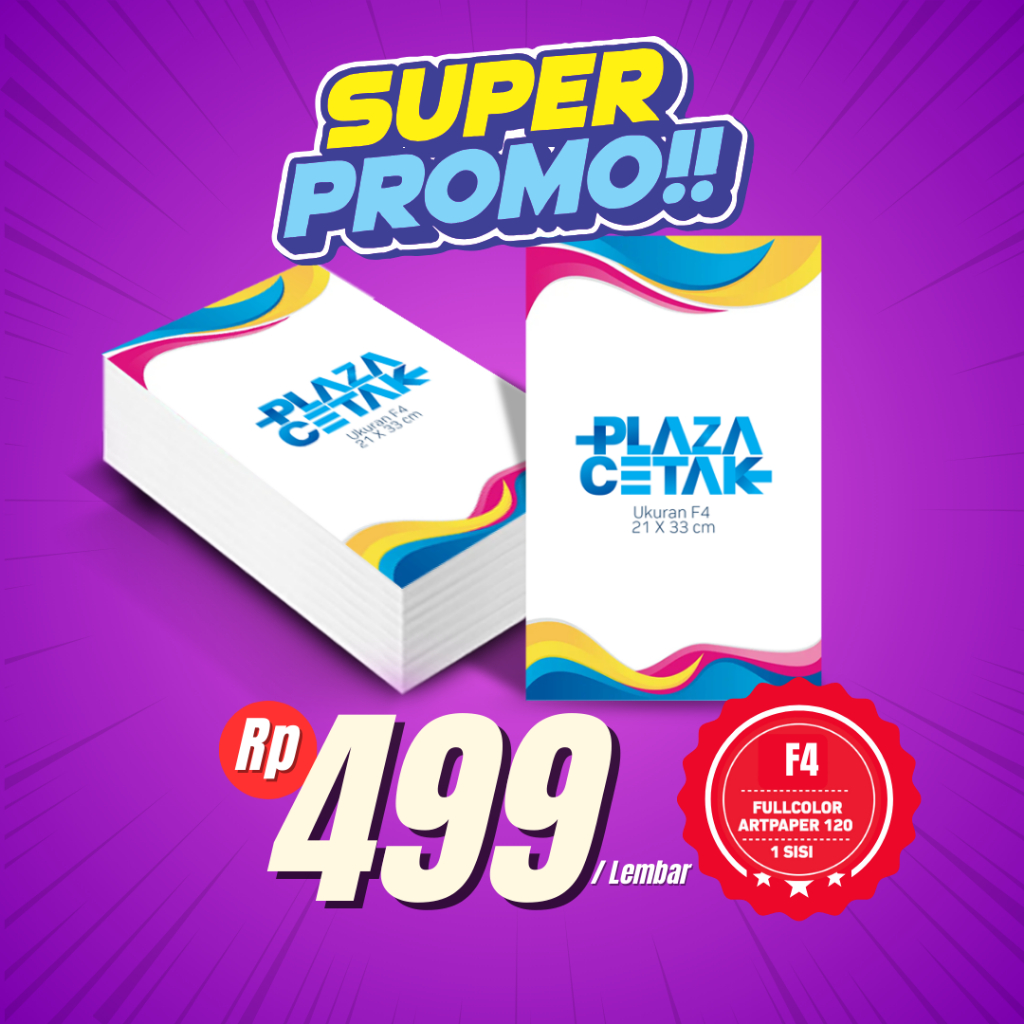 

Cetak Brosur Ukuran F4 Artapaper120