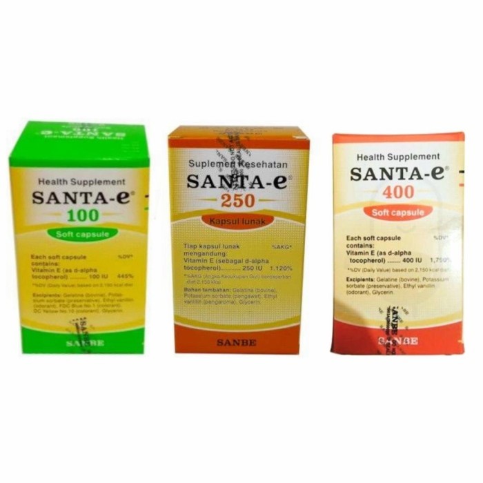 SANTA E 30 SOFT KAPSUL BOTOL (BUAT PROMIL)