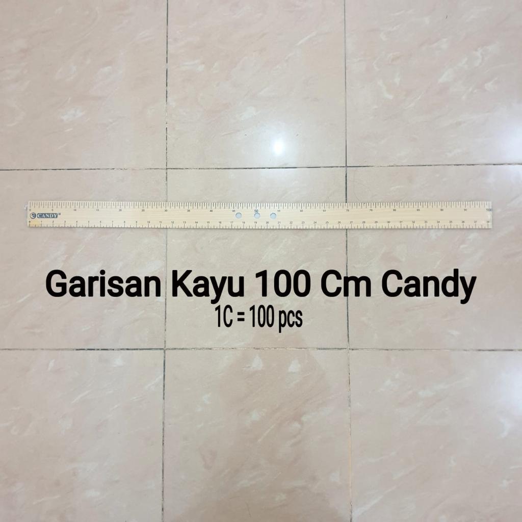 

[1 Pcs] Penggaris Kayu Squeezy 1meter / 100cm / Rol / Garisanb Kayu Squeezy 1meter / 100cm