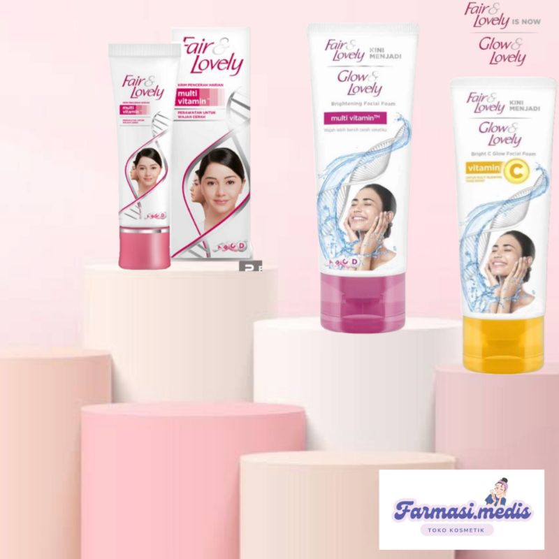 (COD) FAIR&LOVELY PELEMBAB 50|25GR|FACIAL WASH FAIR&LOVELY 100ML|50ML| FACIAL WASH VITAMIN C 50ML