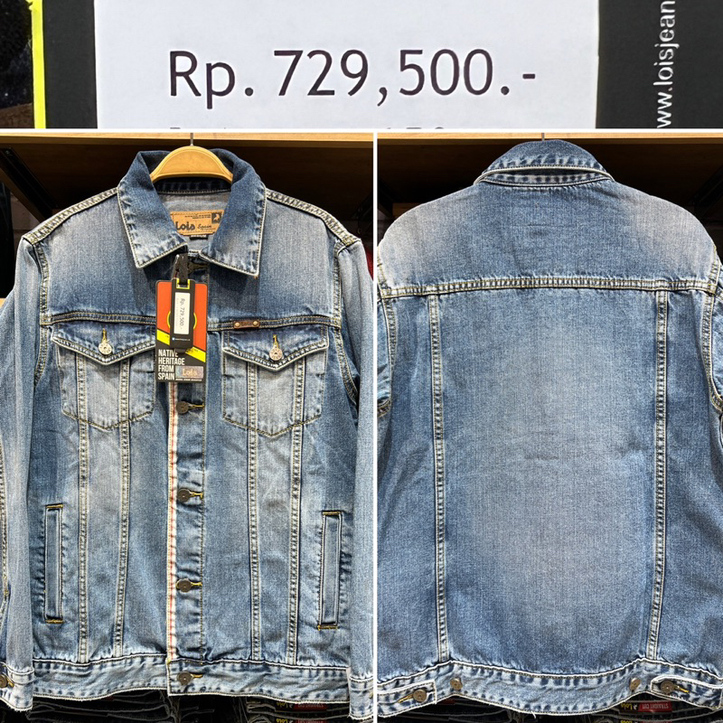 Jaket Lois Jeans New Basic selvedge light blue denim (172SLVG)