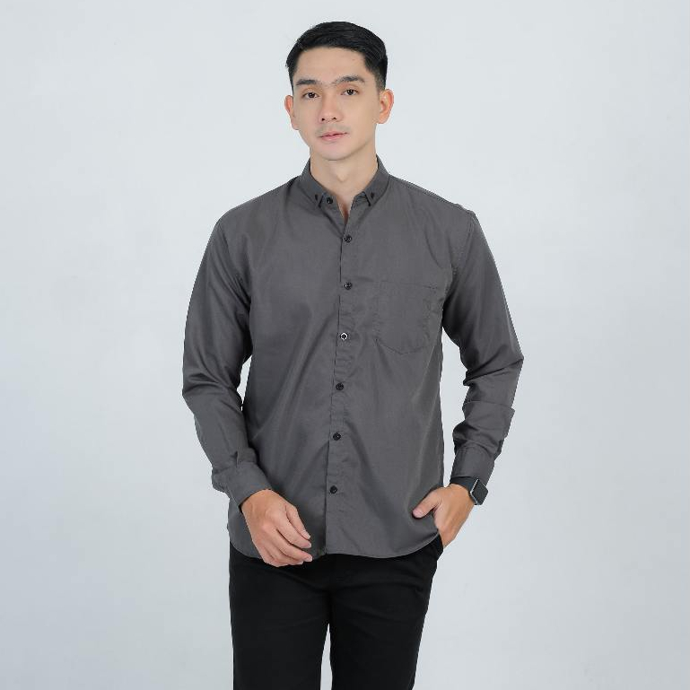 YANG LAGI HITS DICARI GAN Termurah Xman James Man Kemeja Pria Cowo Kantor Kasual Formal Lengan I.625