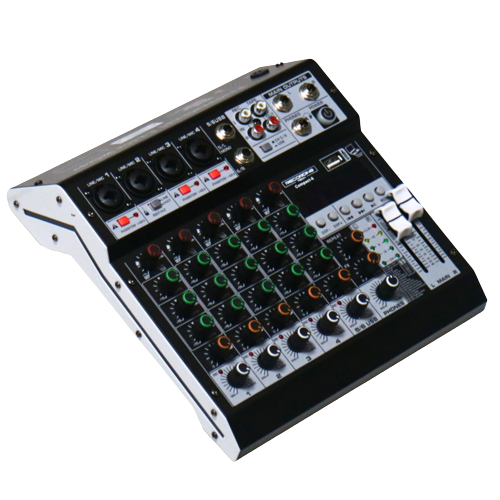 Recording tech Compact 4 / 6 Channel - Professional Mixer 4 / 6 Channel Mixer - Zeal Musik Jogja