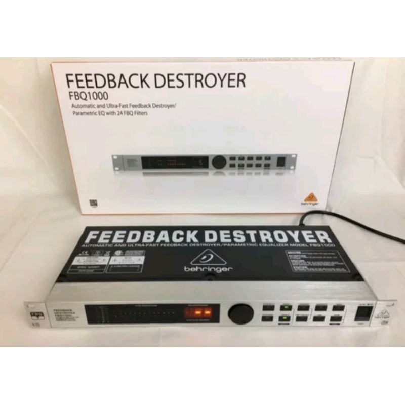 Behringer Feedback FBQ1000 Destroyer FBQ 1000 Anti Feedback