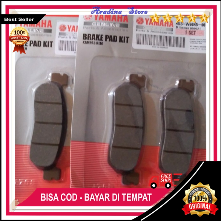 Dispad Kampas Rem Cakram Depan Ori Yamaha Jupiter Z Fizr Disk Dispad Cakram Rx King Scorpio Original