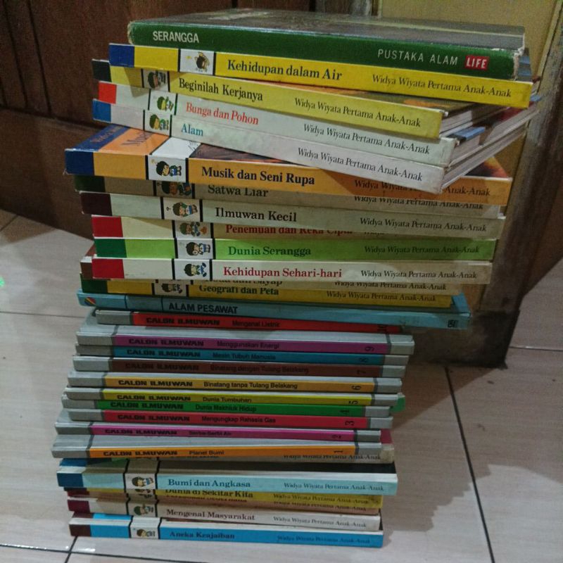 buku ensiklopedia wwp Widya Wiyata pertama anak pengetahuan pendidikan anak bekas original