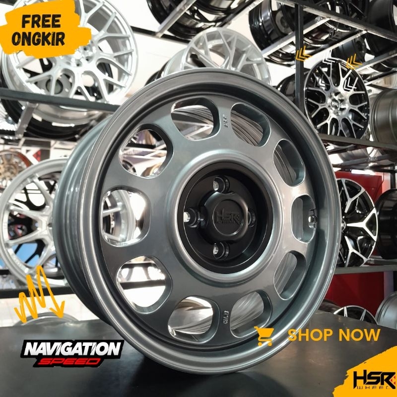 New Stock Velg Import Hsr Tipe Hsr Klg Ring16 Mobil Raize