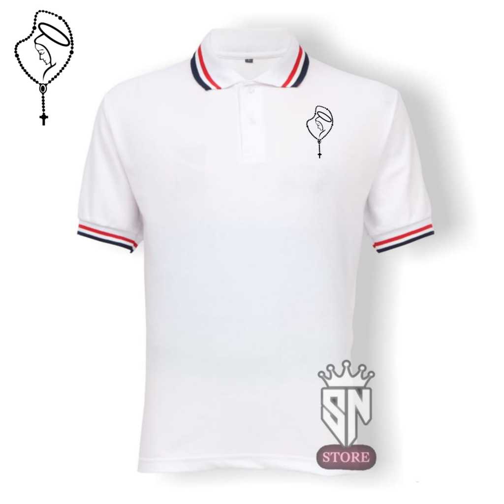 SN STORE - kaos polo shirt BUNDA MARIA jesus batman kaos kerah wangki salib alkitab rohani kristen k