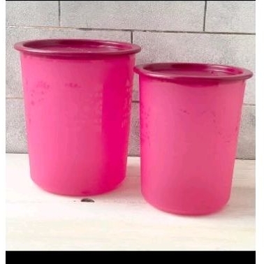Small Mosaic Canister Set Tupperware (2)