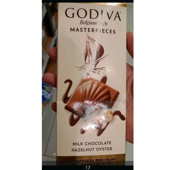 

Godiva milk chocolate hazelnut