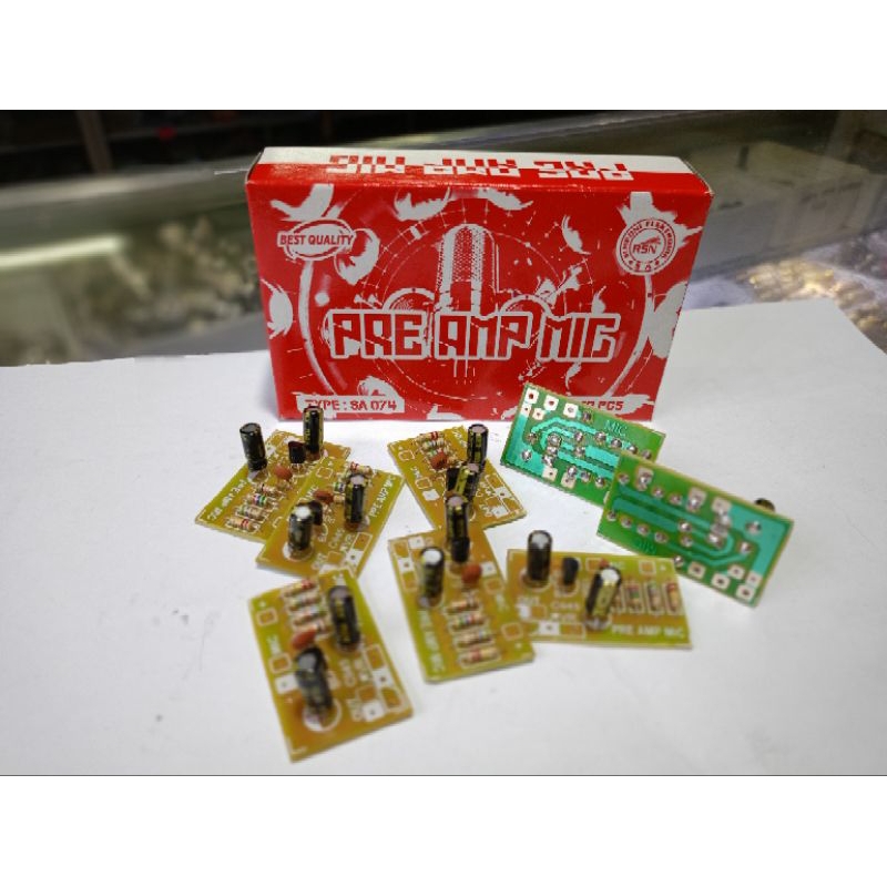 KIT PRE AMP MIC PENGUAT MIC 1 TRANSISTOR