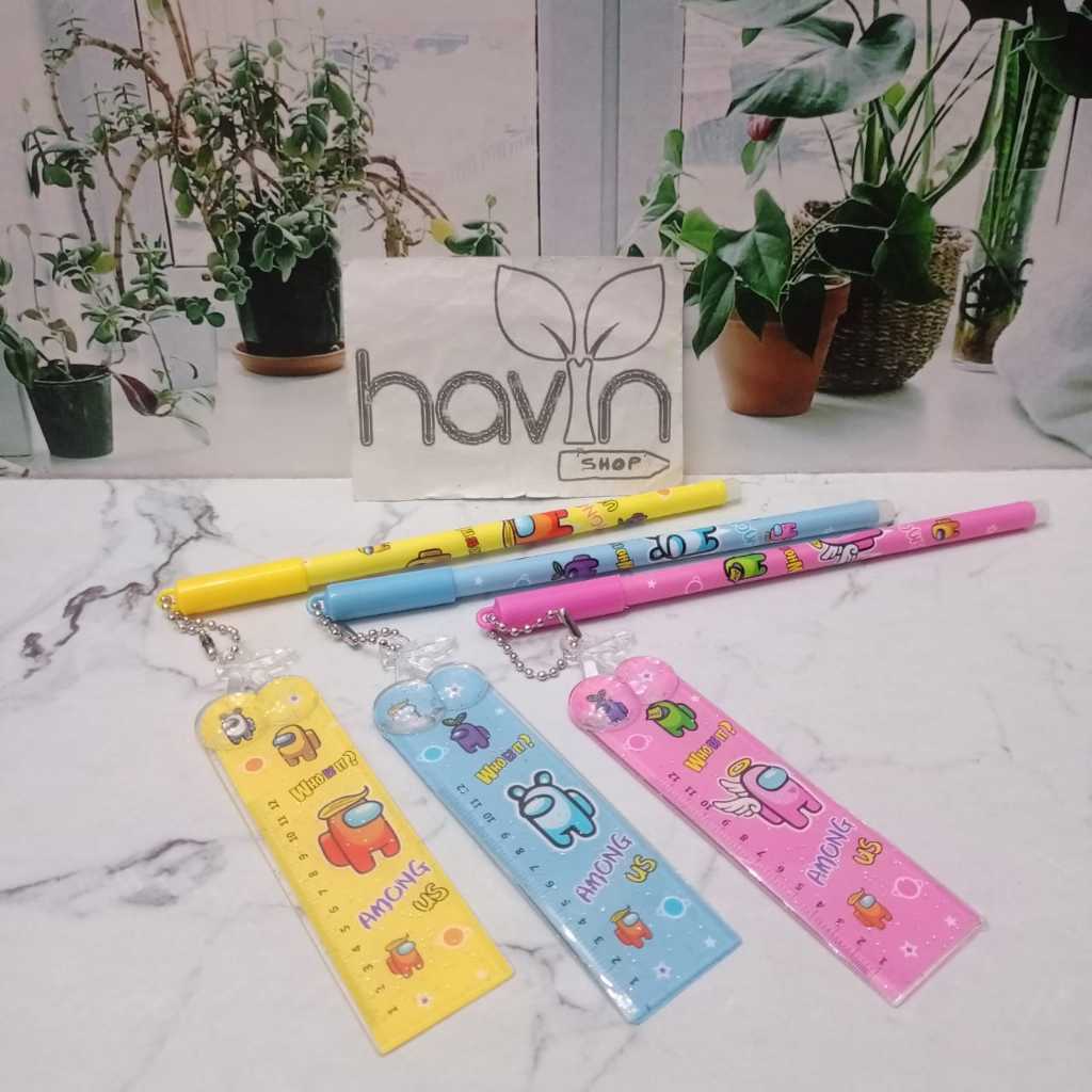 

(1 PEN) PEN GEL PENA BALLPEN AMONG US