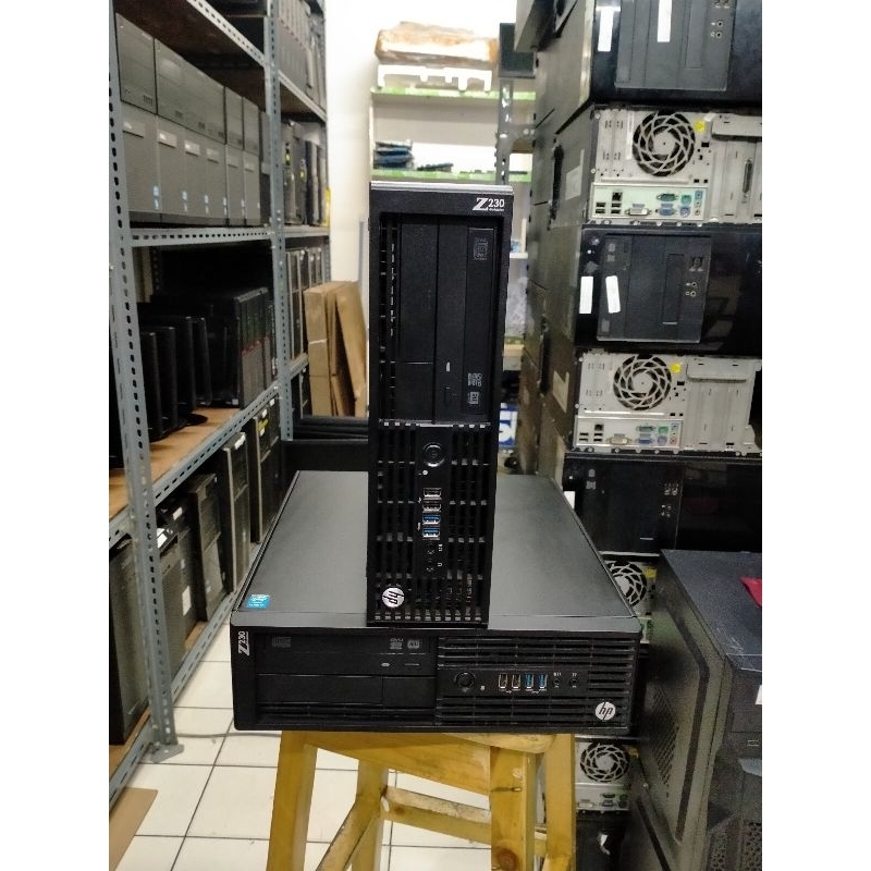 PC HP DESKTOP Z230 I7 4770 RAM 16 GB SSD 120 GB SIAP PAKAI