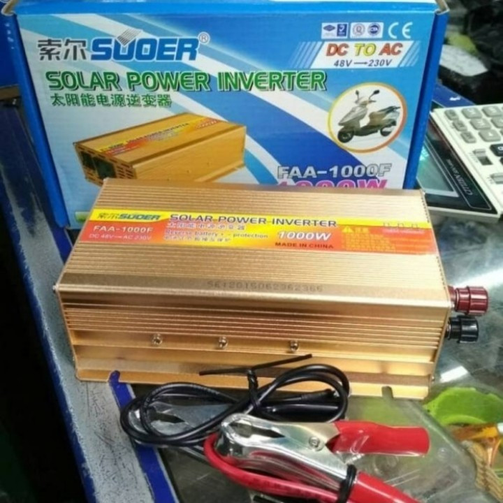 Suoer Power Inverter 1000 Watt 48 V - DC to AC