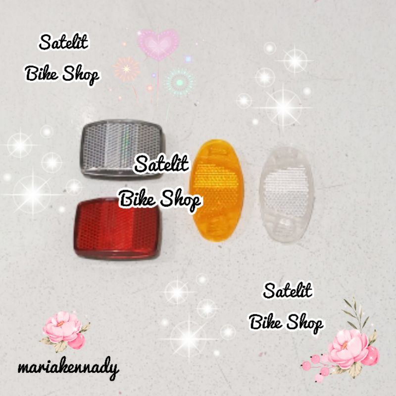 Reflektor Cahaya Sepeda Mata Kucing Sepeda Jari Jari Sepeda