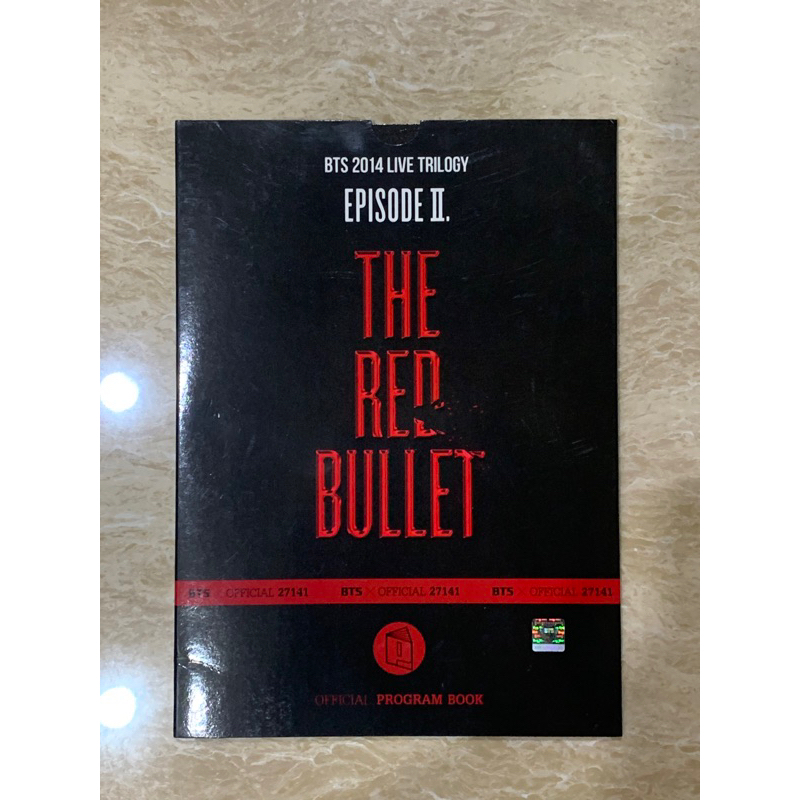 BTS - 2014 Episode II. Live Trilogy : The Red Bullet program book