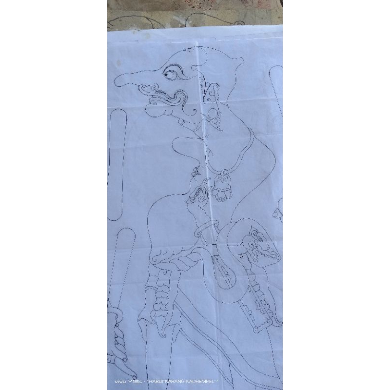 

Blak/Mal Wayang Petruk Wanda jongblang