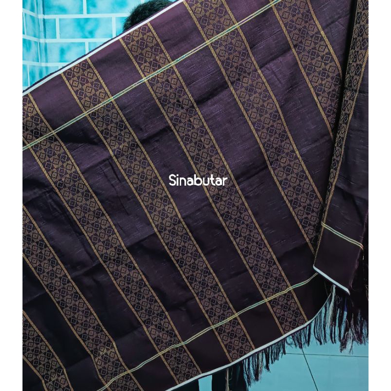 Tudung jongkit sutra Uis Gara motif Sultan