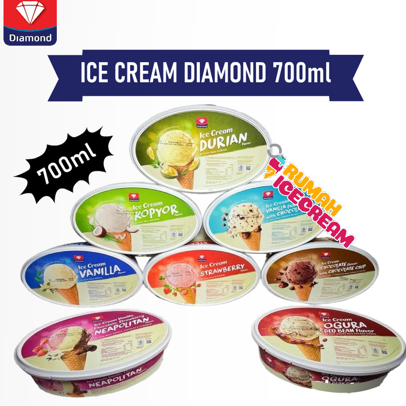 

SJBN4291 COD Ice Cream/ Es Krim Diamond 700ml