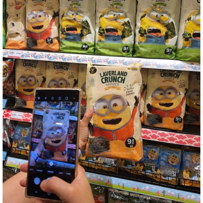 

VPDR0233 Free Ongkir laverland crunch seaweed korea seasalt wasabi habanero