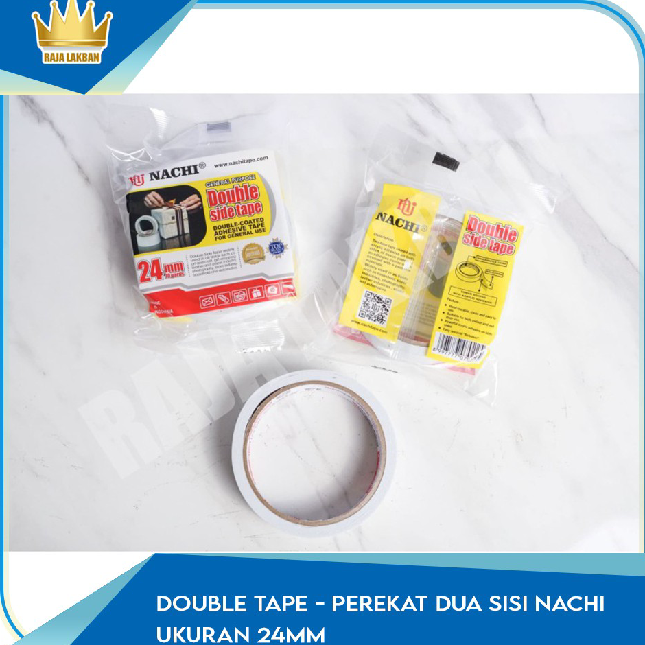 

Ready Stock Double Tape Nachi 24mm Termurah Boss - 1 Roll