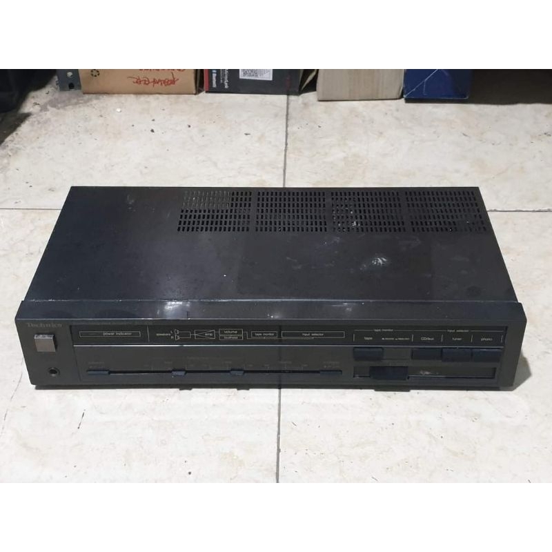 Power amplifier rumahan stereo intergrated technics su300 vintage second normal siap pakai