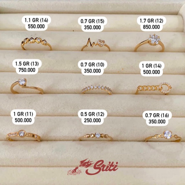 Cincin Korea Simple - Toko Mas Sriti