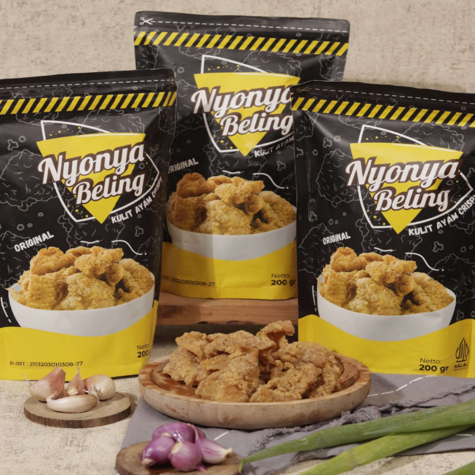 

WZSJ2322 HOT Nyonya Beling Keripik Kulit Ayam Original 180gram