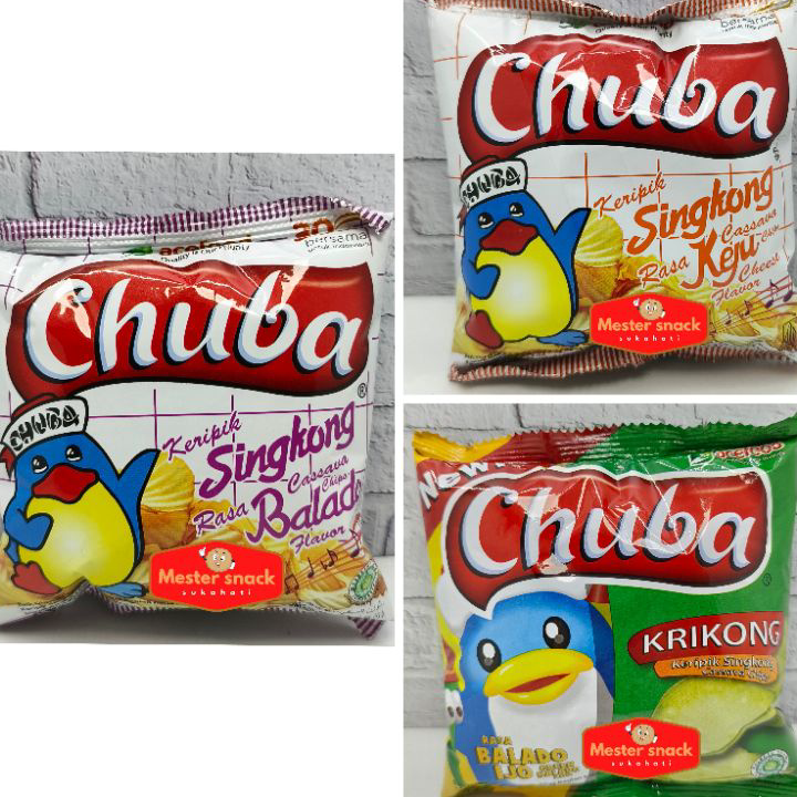 

TJGJ1435 GROSIR Chuba Keripik Singkong (1 pack isi 20 pcs)