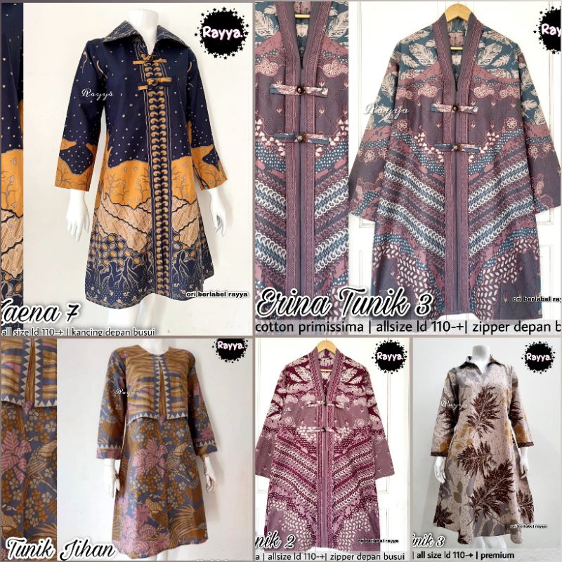 Tunik Katun Batik Solo Premium RAYYA BATIEK Erina