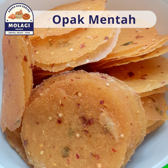 

Opak Singkong MENTAH PEDAS (isi 40 pcs) - Molagi Snack