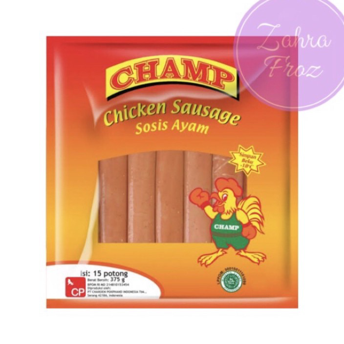 

WTNR9367 COD CHAMP SOSIS AYAM 375 GR