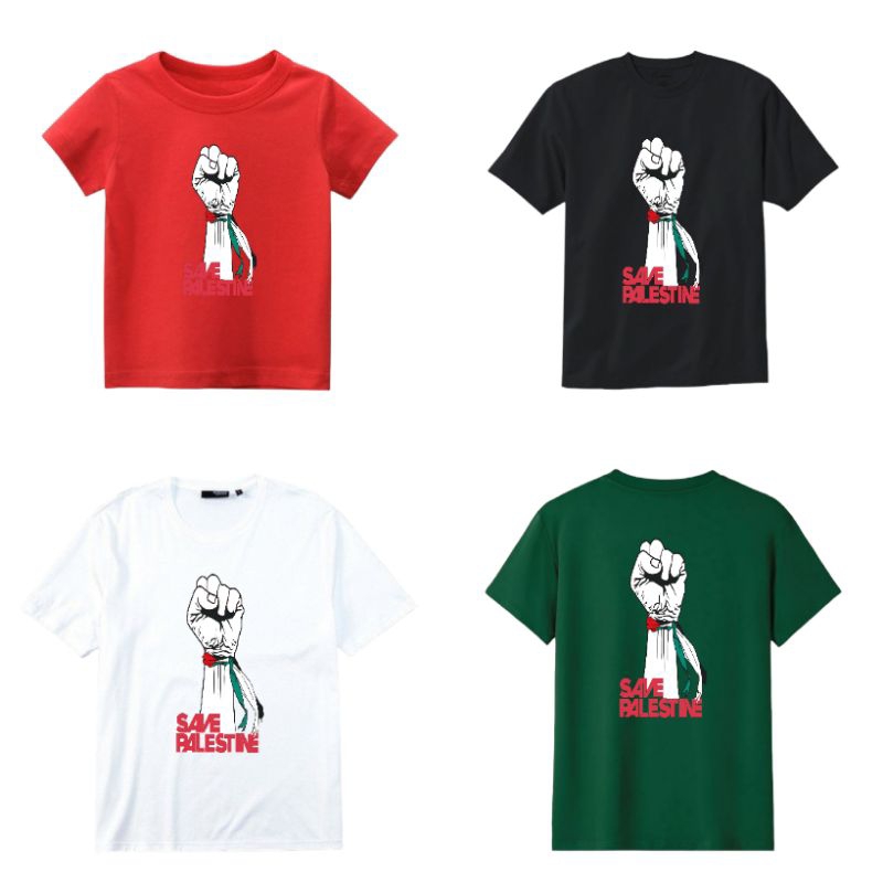 Baju Kaos Anak Save Palestine Kaos Couple Palestina