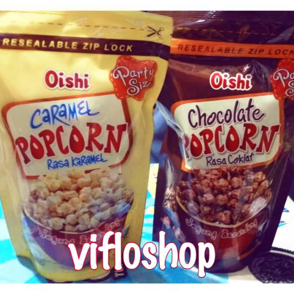 

RRDK6553 COD Oishi PopCorn 100 gr / Popcorn Jagung Oishi (Kemasan Ziplock)