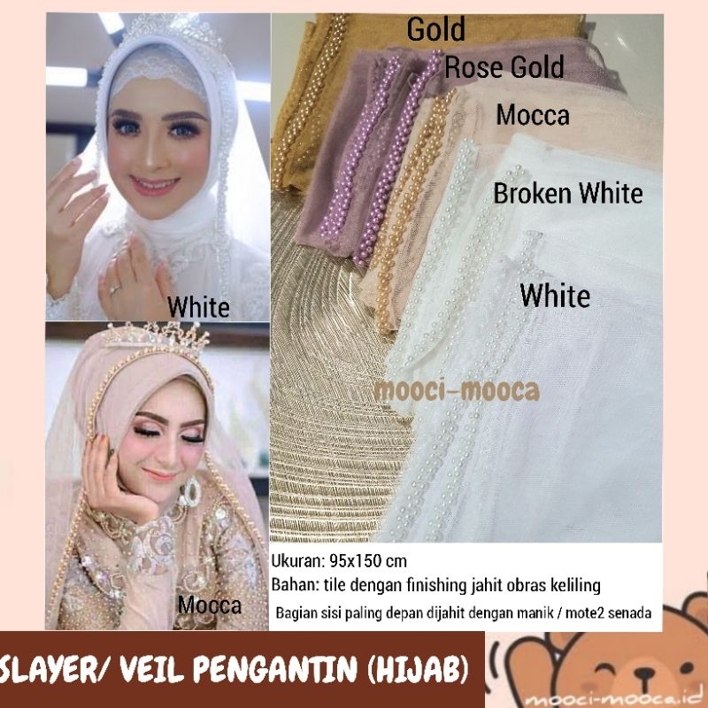 SLAYER/ VEIL PENGANTIN HIJAB | Slayer Tile Pengantin