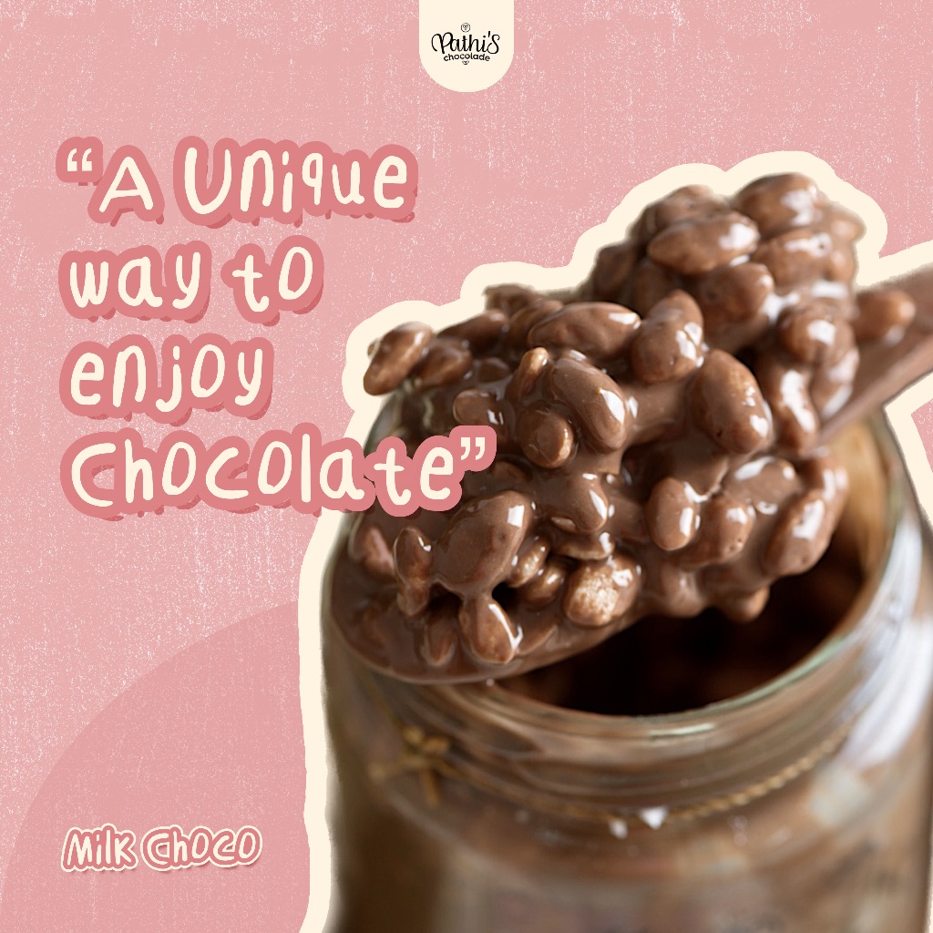 Ikhsan Ferdinan Milk Choco - Pathis Chocolade Chocolate In Jar Cemilan Coklat Lumer Choco Crunchy