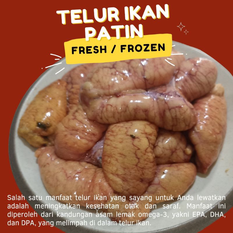 

Telur Ikan Patin Fresh / Frozen