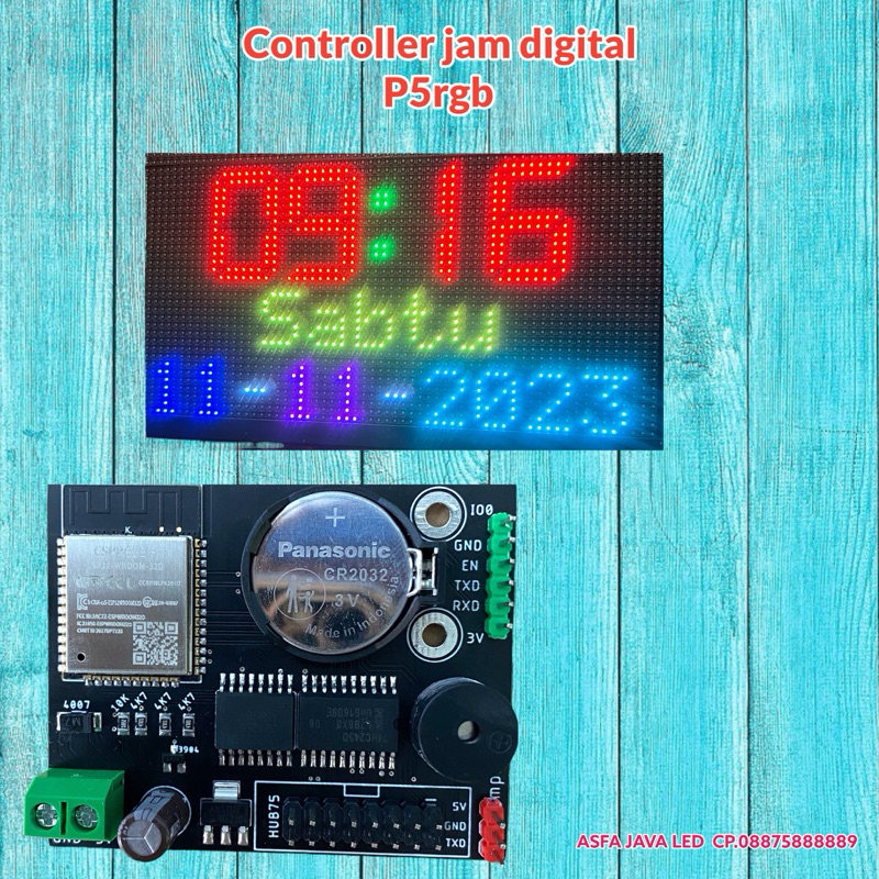 Controller jam digital p5rgb