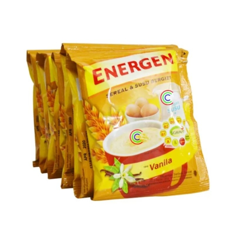 

ENERGEN VANILA 1 RENCENG ISI 10 SACHET