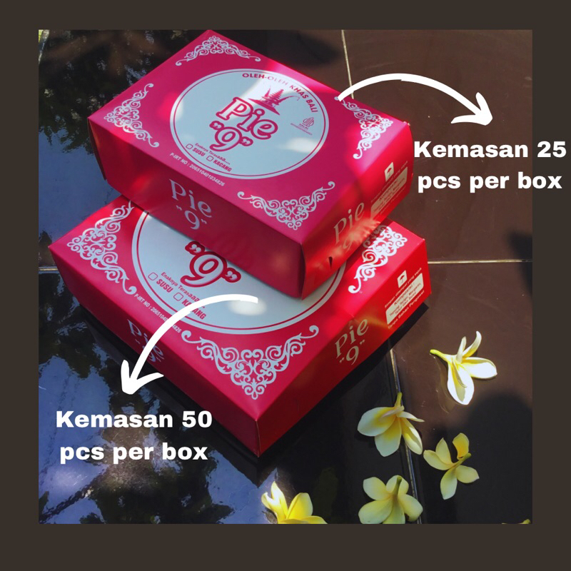 

Pie Susu Oleh oleh khas Bali 25 pcs Asli Enak & Lezat Pie "9" Official