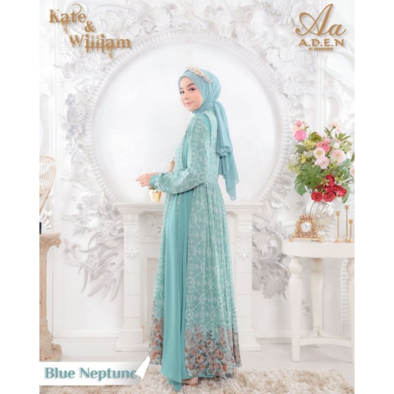 Gamis Wanita Muslimah - Kate & William by Aden (Mom Inner+Outer Style 1)