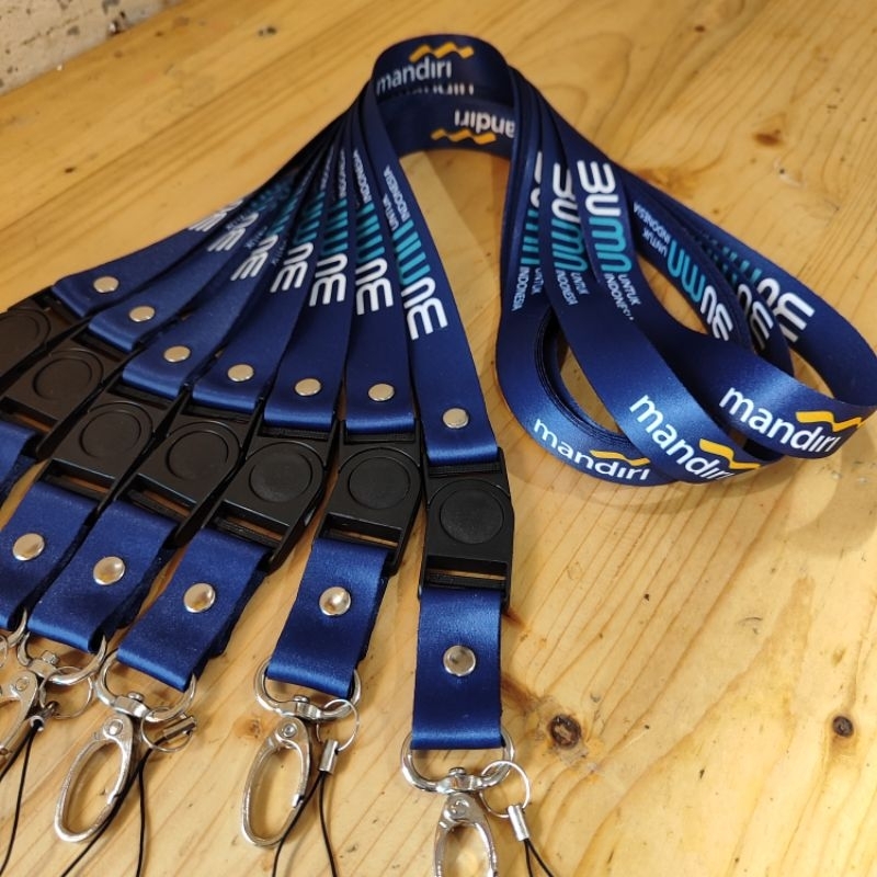 

GANTUNGAN ID CARD MANDIRI - LANYARD BUMN MANDIRI