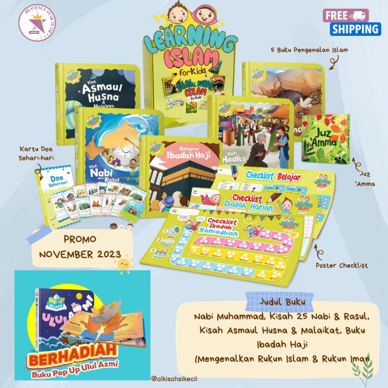 Learning Islam for Kids Buku Anak Muslim Belajar Rukun Iman Rukun Islam