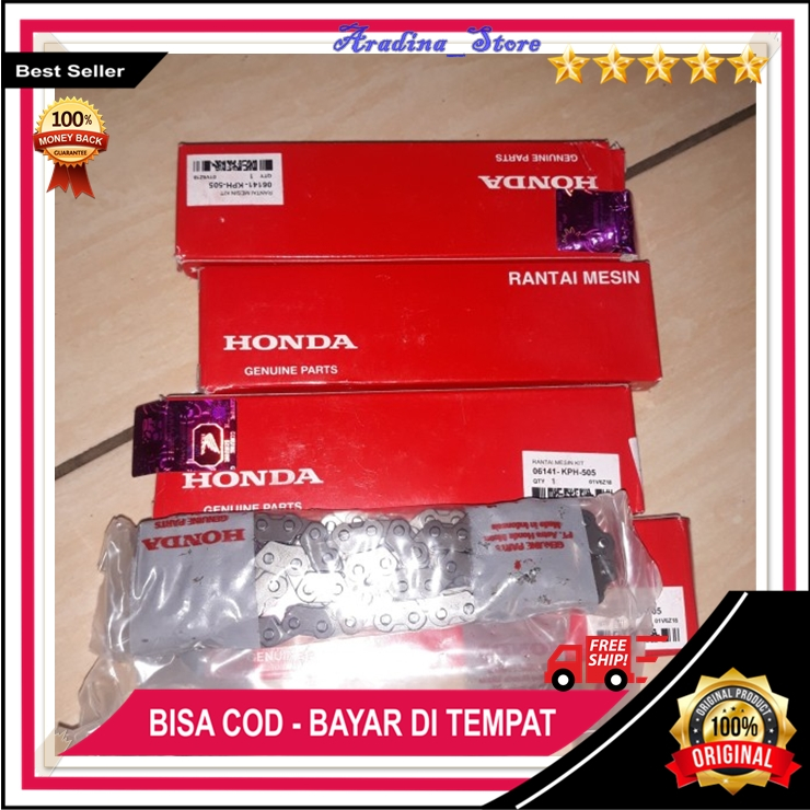 Rantai Keteng Supra X 125 Original Ahm Kamprat Karisma ORI KPH Sparepart Spare Part Motor Honda Mura