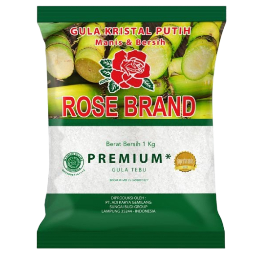

Rosebrand Gula Pasir Hijau 1kg Rose Brand Kristal Putih Premium