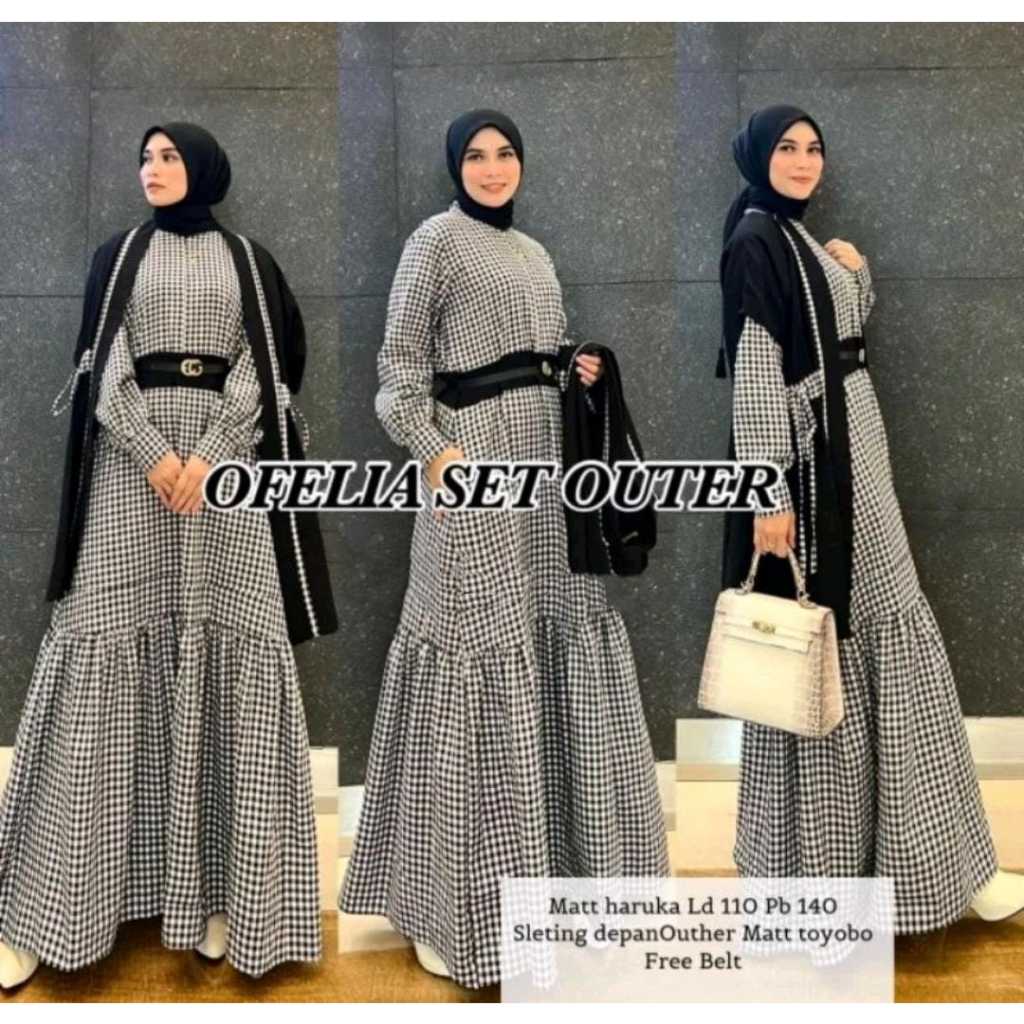 KOTAKA/OFELIA SET OUTER ROMPI MOTIV KOTAK