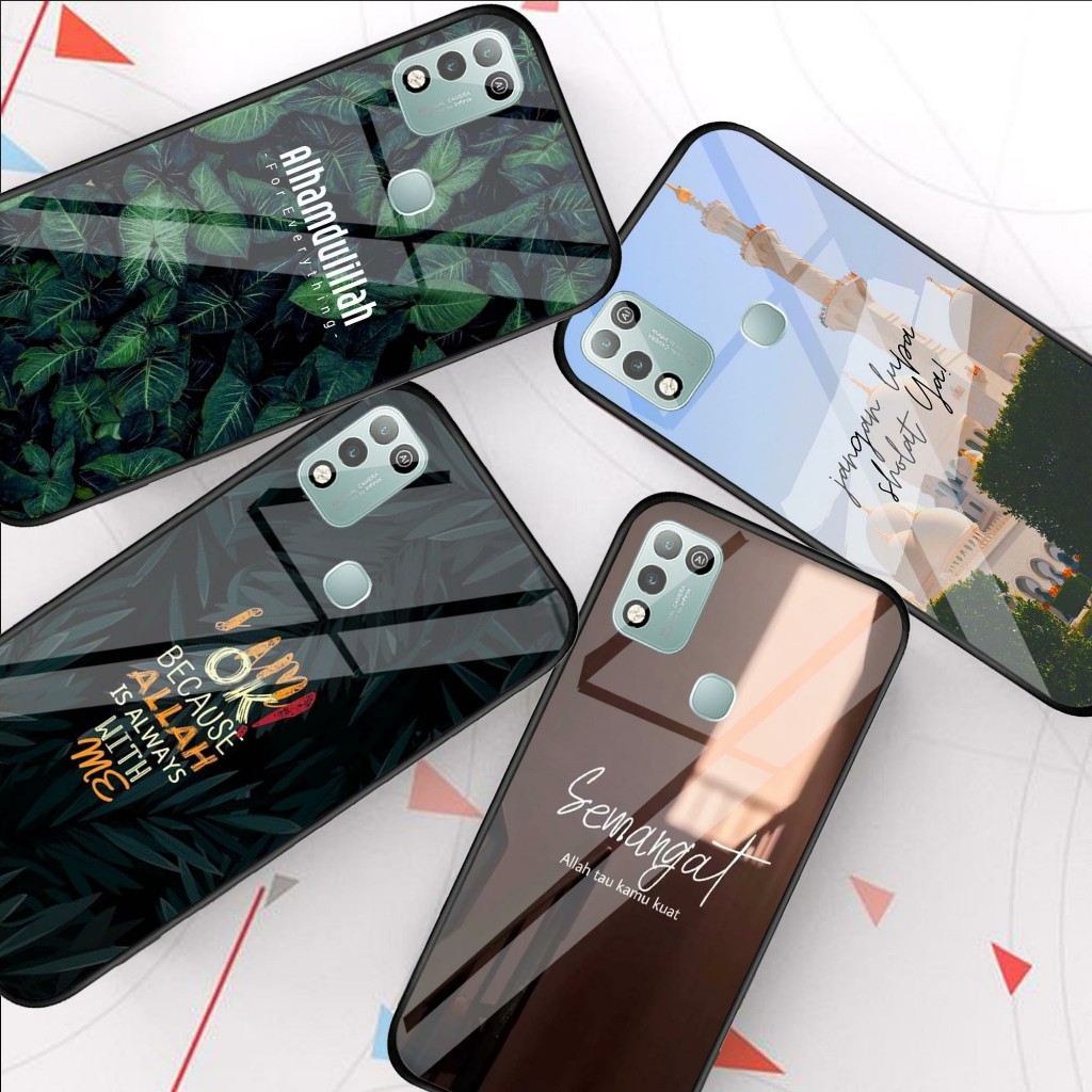 Case Kaca  Infinix hot 10 play  - Kesing Hp  Infinix hot 10 play   - Case Kaca Kilau  Infinix hot 10