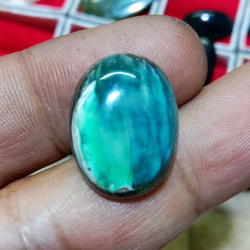 CINCIN BATU AKIK ASLI GARUT IJO NATURAL GARUT