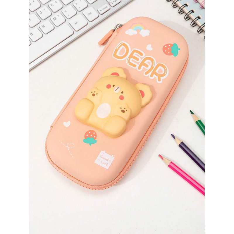 

pencil case beruang bear - kotak pensil squisy PC19-13048