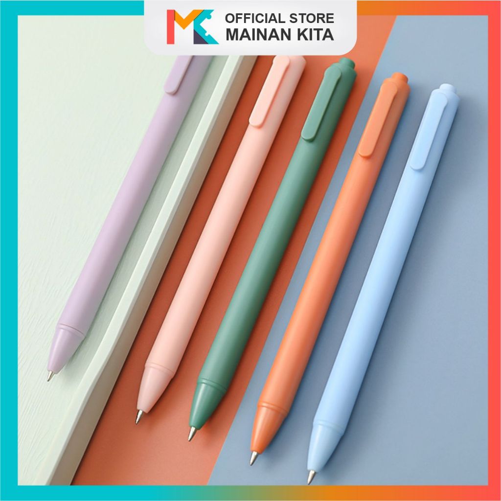 

MK602 Gel pen Pulpen Pena 0.5mm Warna Macaron